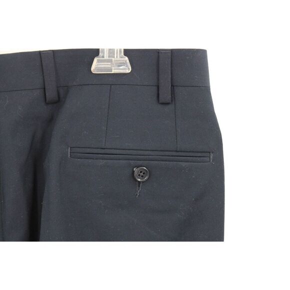 Michael Michael Kors Style MXONP Slim Fit Black Slacks Size 36/30 Nwt - Picture 8 of 10